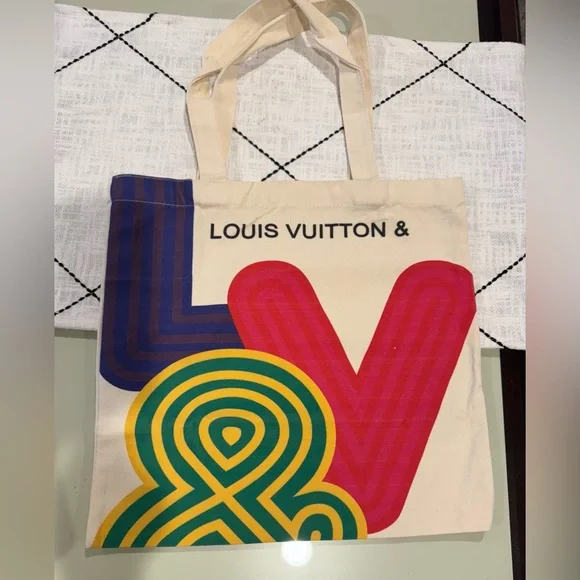 •NEW• LOUIS VUITTON Double Side Canvas Tote Bag from 2022 Shenzhen China Expo - Picture 3 of 4